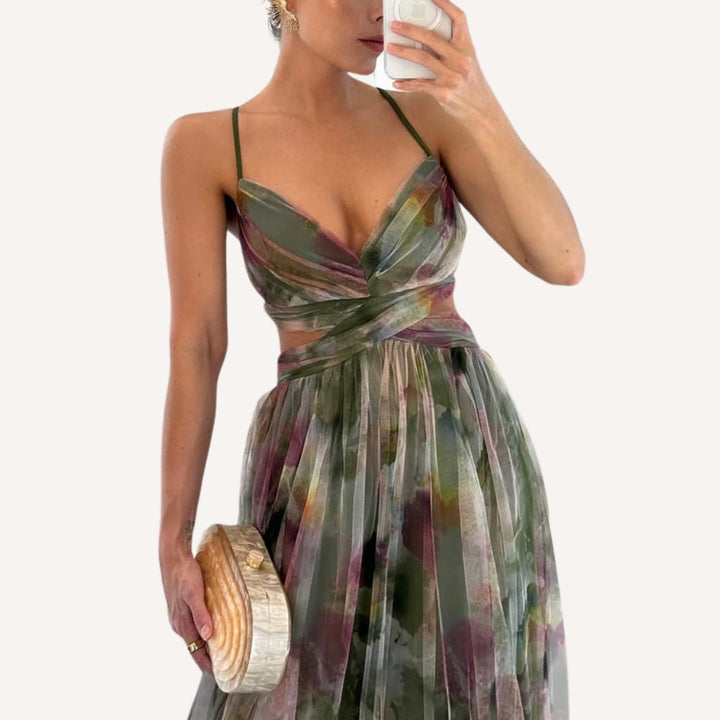 Juliet | Blumen Maxikleid
