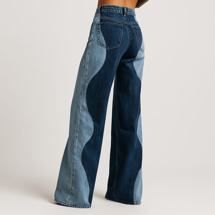 Mira | Weite Hose mit Wellenmuster und Premium-Qualität