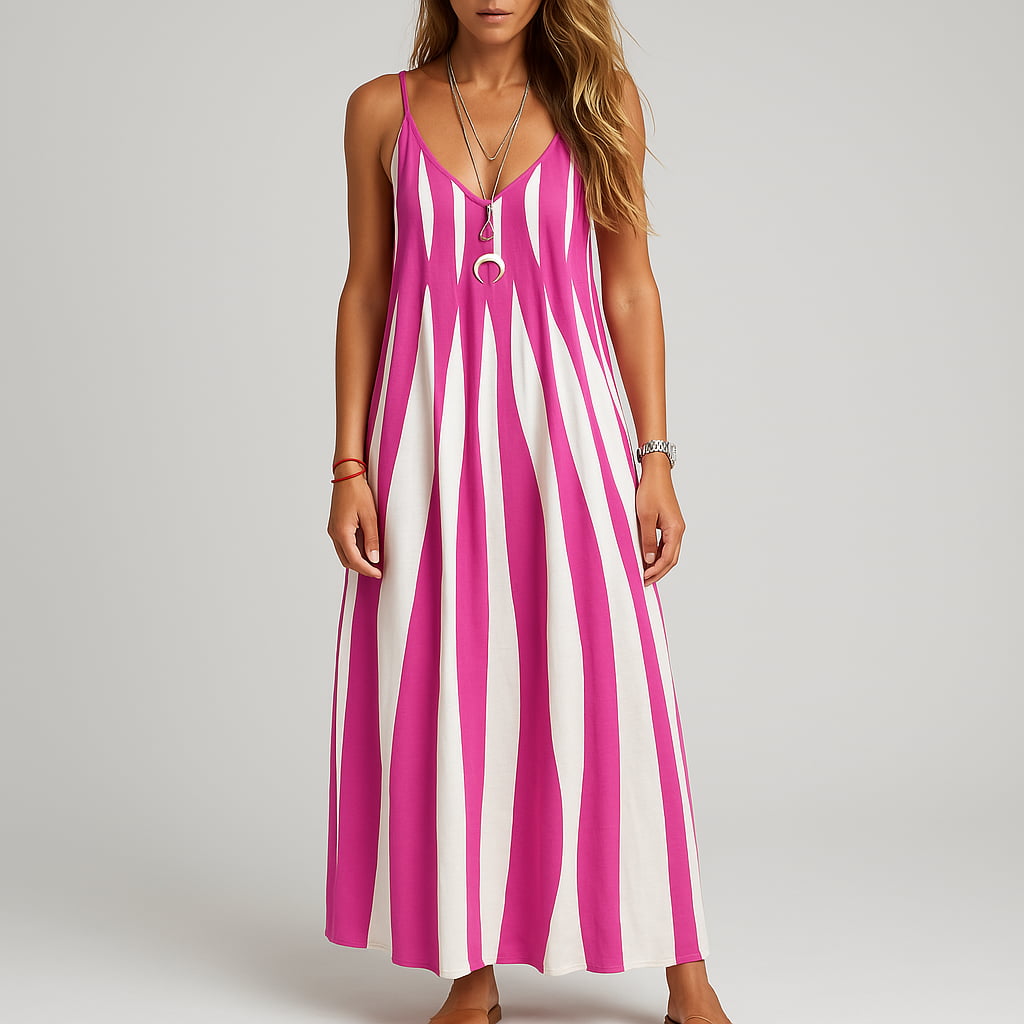 Ava | Handgefertigtes lässiges Maxikleid