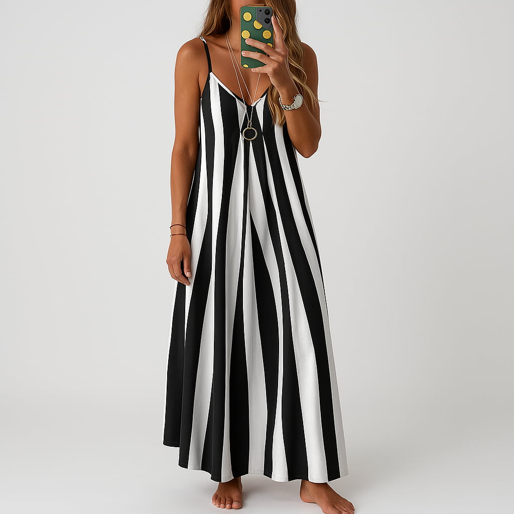 Ava | Handgefertigtes lässiges Maxikleid