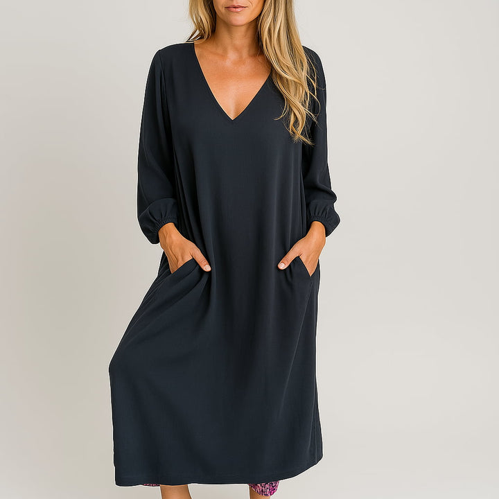 Hannah | Stilvolles handgefertigtes Maxikleid