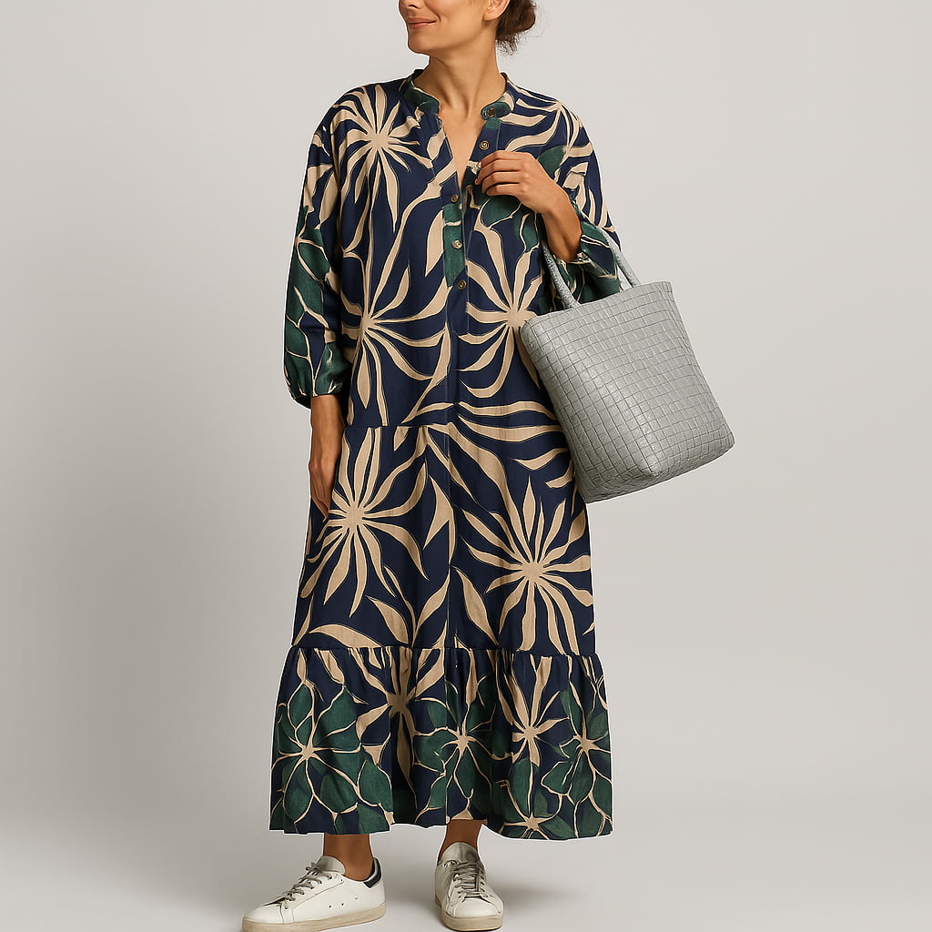 Chloe | Luftiges Sommerkleid mit Premium-Print