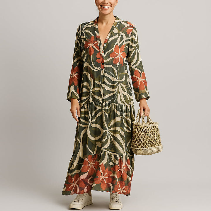 Chloe | Luftiges Sommerkleid mit Premium-Print